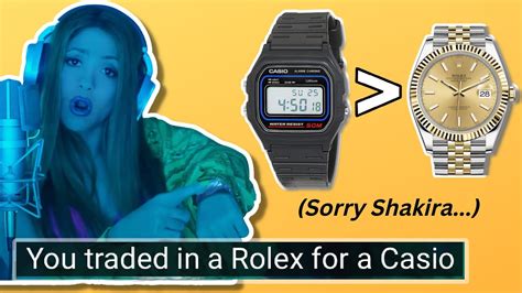 rolex for a casio